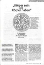Körper sein und Körper haben