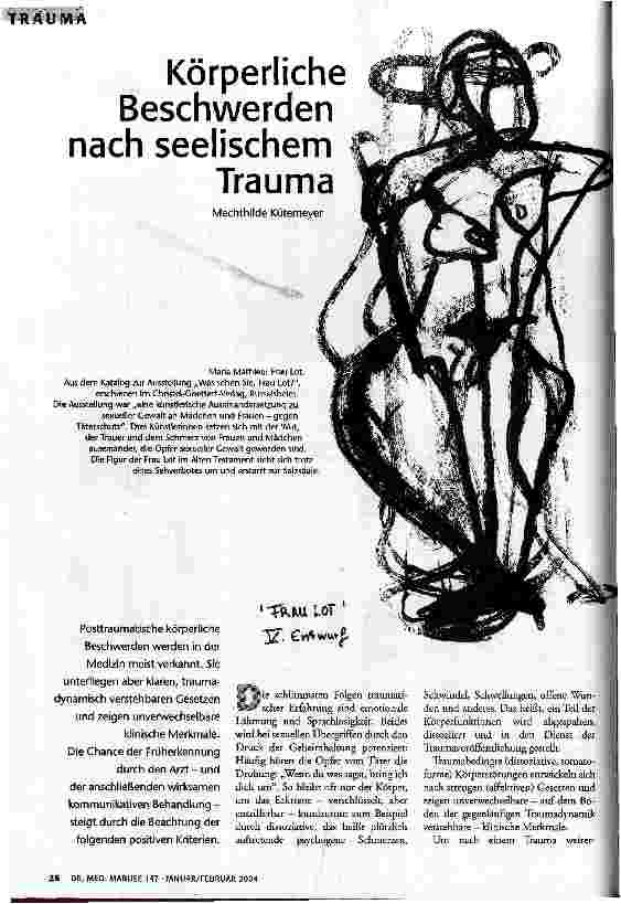[doc_70513] Körperliche Beschwerden nach seelischem Trauma
