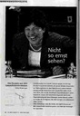 Nicht so ernst sehen?
