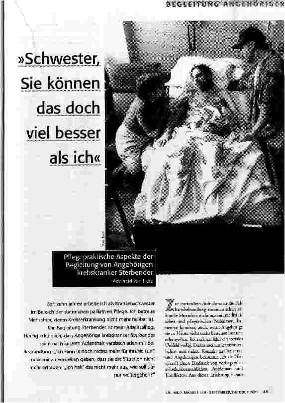 [doc_64607] Schwester, Sie können das doch viel besser als ich