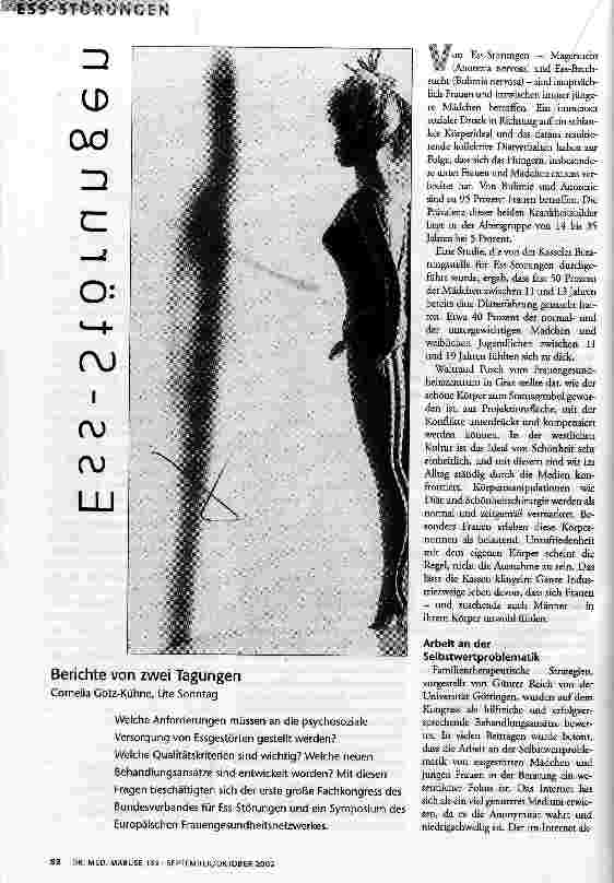 [doc_64603] Ess - Störungen Berichte von zwei Tagungen