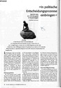 In politische Entscheidungsprozesse einbringen Bericht vom 22. ICN-Kongreß in Kopenhagen