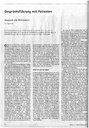 Anspruch und Wirklichkeit