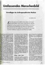 Umfassendes Menschenbild Grundlagen der Anthroposiphischen Medizin