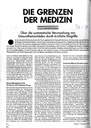 Die Grenzen der Medizin Über die systematische Verursachung von Gesundheitsschäden durch ärztliche Eingriffe