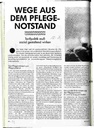 Wege aus dem Pflegenotstand Tarifpolitik muß sozial gestaltend wirken