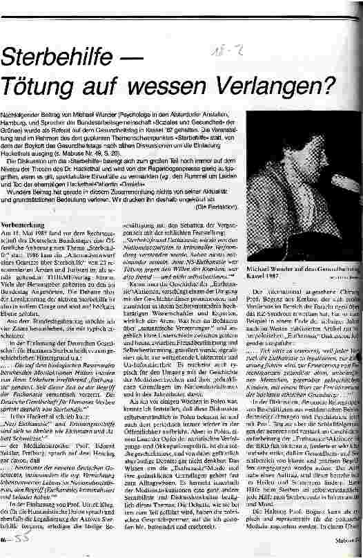 [doc_17449] Sterbehilfe- Tötung auf wessen Verlangen?