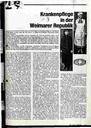 Krankenpflege in der Weimarer Republik