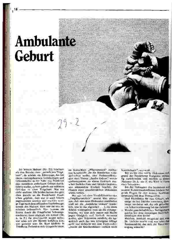 [doc_9155] Ambulante Geburt