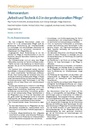 Positionspapier: Memorandum „Arbeit und Technik 4.0 in der professionellen Pflege“