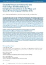 Deutsche Version der Kriterien für eine hochwertige Berichterstattung von komplexen Interventionen in der Pflege und Gesundheitsversorgung: CReDECI 2-DE